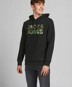 Jack & Jones JJSOLDIER Hoody -BLACK
