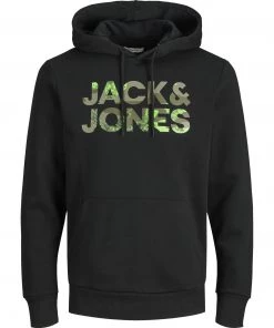 Jack & Jones JJSOLDIER Hoody -BLACK