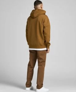 Jack & Jones JORWORLD Hoody -BROWN