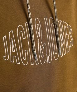 Jack & Jones JORWORLD Hoody -BROWN
