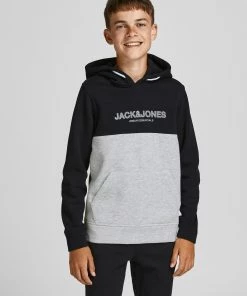 Jack & Jones JNR Jack & Jones JJEURBAN Boys Hoody -BLACK