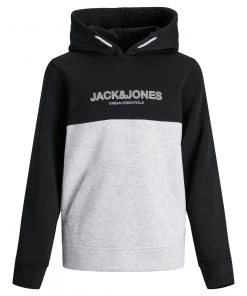 Jack & Jones JNR Jack & Jones JJEURBAN Boys Hoody -BLACK