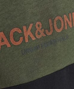 Jack & Jones JNR Kids Hoodies & Sweatshirts Jack & Jones JJEURBAN Boys Hoody -FOREST NIGHT