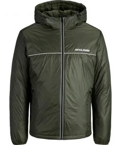 Mens Jackets & Bodywarmers Jack & Jones JJGARY Jacket -FOREST NIGHT