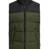 Jack & Jones JNR Kids Jackets & Bodywarmers Jack & Jones JJPAUL Boys Bodywarmer -FOREST NIGHT (9-10 Only)