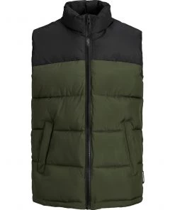 Jack & Jones JNR Kids Jackets & Bodywarmers Jack & Jones JJPAUL Boys Bodywarmer -FOREST NIGHT (9-10 Only)
