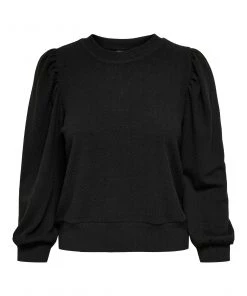 Jacqueline De Yong ANNY Sweatshirt -BLACK Ladies Hoodies & Sweatshirts