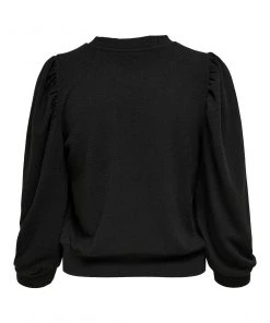 Jacqueline De Yong ANNY Sweatshirt -BLACK Ladies Hoodies & Sweatshirts