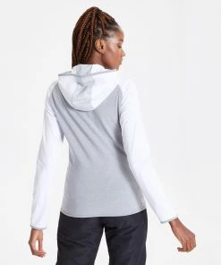 Ladies Fleeces & Midlayers Dare2B Ladies Courteous Stretch Jacket -WHITE