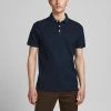 Mens Polos, Tees & Shirts Jack & Jones JJEPAULOS Polo -DARK NAVY