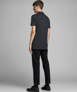 Mens Polos, Tees & Shirts Jack & Jones JJEPAULOS Polo -DARK GREY