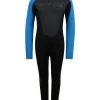 All Typhoon Kids Swarm3 Full Wetsuit -BLACK/BLUE
