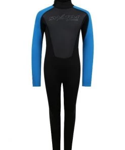 All Typhoon Kids Swarm3 Full Wetsuit -BLACK/BLUE