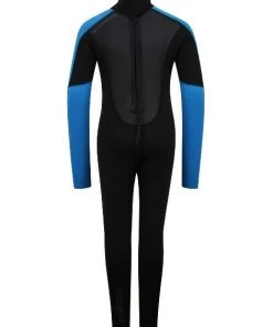 All Typhoon Kids Swarm3 Full Wetsuit -BLACK/BLUE