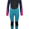 All Typhoon Kids Storm3 Full Wetsuit -AQUA