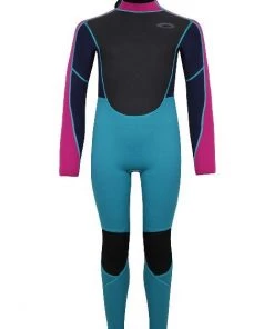 All Typhoon Kids Storm3 Full Wetsuit -AQUA