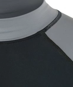 Swimwear Urban Beach Mens Mono Rash Vest -BLACK