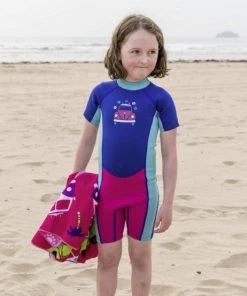 All Volkswagen Girls Shortie Wetsuit -PINK