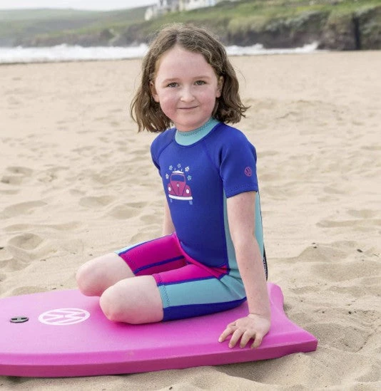 All Volkswagen Girls Shortie Wetsuit -PINK