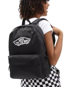 Vans Realm Backpack -BLACK Kids Accessories