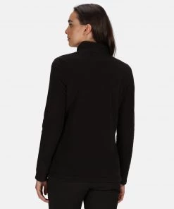 Regatta Ladies Sweethart Fleece -BLACK/CURRANT (14 Only)