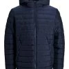 Jack & Jones JNR Jack & Jones JWHWING Boys Puffer Jacket -NAVY BLAZER (13-14, 15-16 Only) Kids Jackets & Bodywarmers