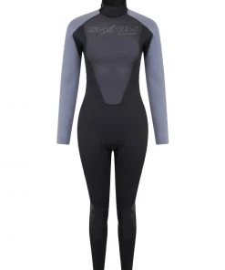 All Typhoon Ladies Swarm3 Full Wetsuit -BLACK/GRAPHITE