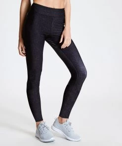 Ladies Sportswear & Fitness Dare2B Ladies Influential Leggings -BLACK