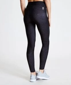 Ladies Sportswear & Fitness Dare2B Ladies Influential Leggings -BLACK