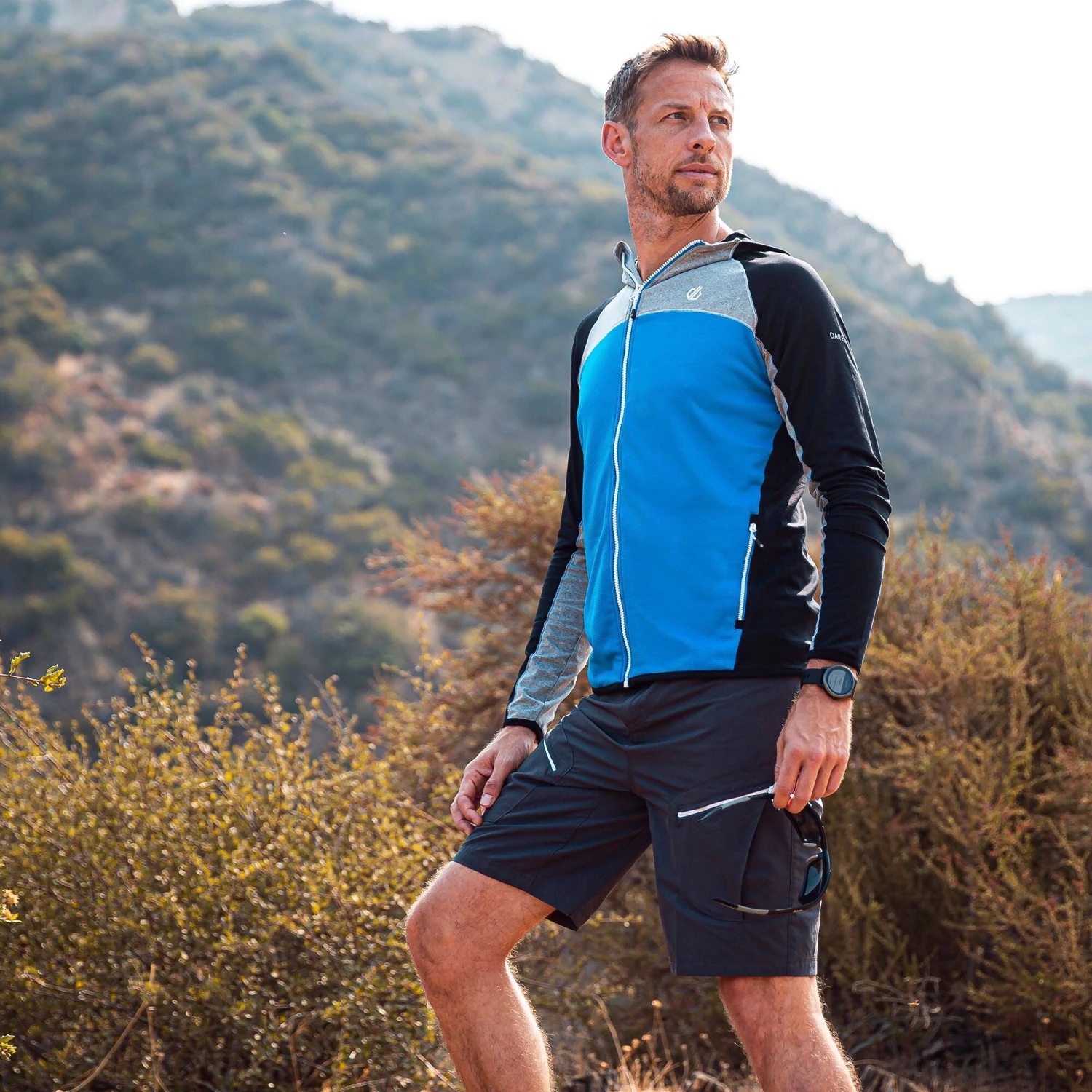 Mens Fleeces & Midlayers Dare2B Mens Ratified II Stretch Midlayer -ATHLETIC BLUE