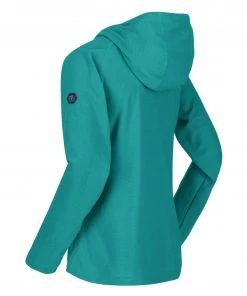 Regatta Ladies Montes Fleece Hoody -TURQUOISE Ladies Fleeces & Midlayers