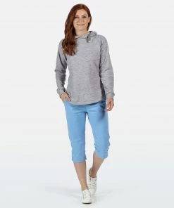 Regatta Ladies Callidora Fleece Hoody -ROCK GREY Ladies Fleeces & Midlayers