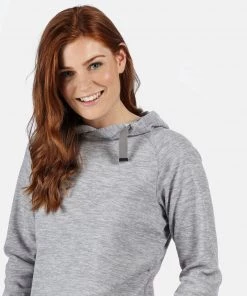 Regatta Ladies Callidora Fleece Hoody -ROCK GREY Ladies Fleeces & Midlayers