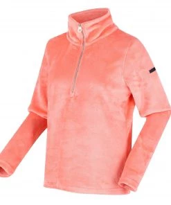 Ladies Fleeces & Midlayers Regatta Ladies Fidelia Half Zip Fleece -CORAL