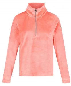 Ladies Fleeces & Midlayers Regatta Ladies Fidelia Half Zip Fleece -CORAL