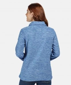 Ladies Fleeces & Midlayers Regatta Ladies Fidelia Half Zip Fleece -STRONG BLUE