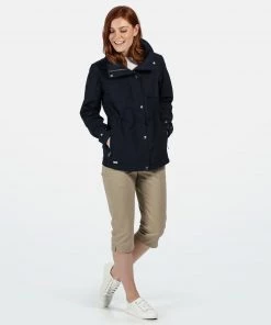 Ladies Jackets & Bodywarmers Regatta Ladies Narelle Waterproof Jacket -NAVY