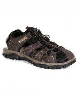 Regatta Mens Westshore II Walking Sandal -PEAT Mens Footwear