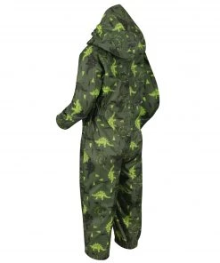 Regatta Kids Pobble Lightweight Puddlesuit -CYPRESS GREEN Kids Puddlesuits