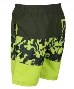Swimwear Regatta Kids Shaul III Swim Shorts -RACING GREEN