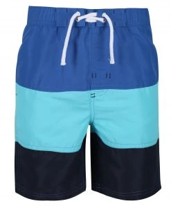 Regatta Kids Shaul III Swim Shorts -AZURE BLUE