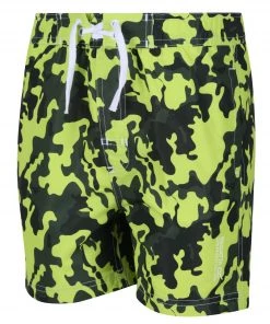 Regatta Kids Skander II Swim Shorts -RACING GREEN