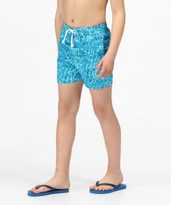 Regatta Kids Skander II Swim Shorts -CLEAR WATER Swimwear