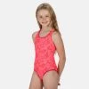 Swimwear Regatta Kids Tanvi Swimsuit -FIERY CORAL