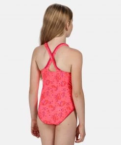 Swimwear Regatta Kids Tanvi Swimsuit -FIERY CORAL