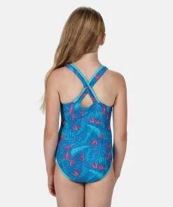 Regatta Kids Tanvi Swimsuit -VICTORIA BLUE