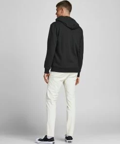 Mens Hoodies & Sweatshirts Jack & Jones JJHERRO Hoody -BLACK
