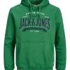 Jack & Jones JJELOGO2 Hoody -VERDANT (M, L Only)