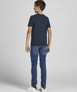 Jack & Jones JNR Jack & Jones JJCROSS Boys Tee -NAVY BLAZER