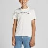 Jack & Jones JNR Jack & Jones JJCROSS Boys Tee -CLOUD DANCER